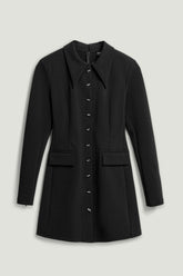 Tailored Collar Mini Dress